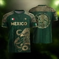 thumbnail image 6 of 2026 Mexico Soccer Jersey, Men’s V-Neck Short Sleeve Sports Fans Shirt for Game Day, Training, Travel, and Casual Wear Green Size:M, 6 of 6