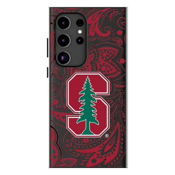 Keyscaper Stanford Cardinal Paisley Galaxy Magnetic Bump Case