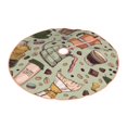 thumbnail image 2 of Kll Coffee Christmas Tree Skirt 30",Party Decorations Farmhouse For Christmas Decorations Holiday Party, 2 of 8