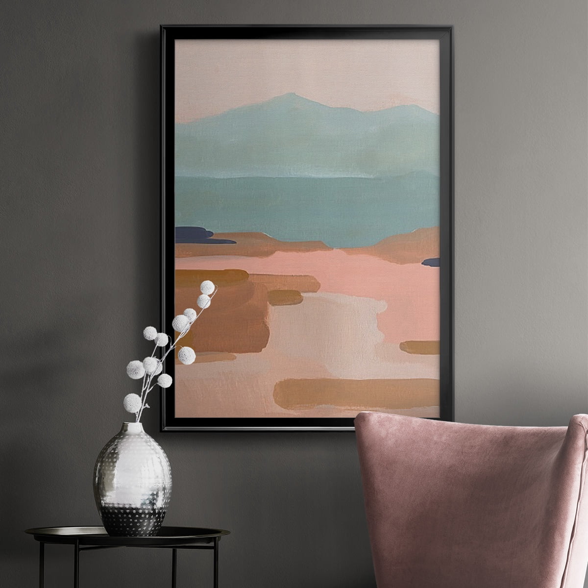 Desert Sunrise I Premium Framed Print, in Gold, Black, or Silver - Ready to Hang