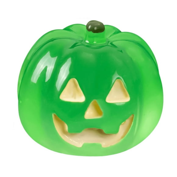 1Pc Luminous Resin Pumpkins For Decorating Fall Halloween Miniature Pumpkin Artificial Mini Pumpkins Decoration For Fall Halloween Pumpkins Decor Party Gifts Halloween Decor (A,One Size)