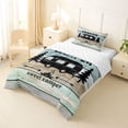 thumbnail image 2 of Catabedysis Sweet Camper Print Twin Comforter Sets,Coastal Camping Bedding Set For Boys,Multicolor,Reversible,2pcs,1 Comforter and 1 Pillowcase, 2 of 7