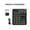 V4 Black Type, variant on V4 DJ Mixer Console 4 Channel Mixer Protable 48V Phantom Power USB With Sound Card For PC Recording Singing ,Easy to Operate