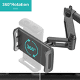 thumbnail image 4 of Car Tablet Holder Headrest Tablet Mount Headrest Stand Cradle Compatible With Devices For Cell Phones And Tablets, 4 of 8