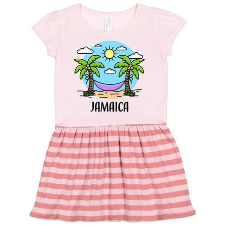 

Inktastic Summer Vacation in Jamaica Gift Toddler Girl Dress
