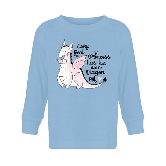 Princess' Dragon Pet. Long Sleeve Toddler -Image by Shutterstock,  2 Toddler