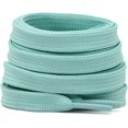 thumbnail image 1 of Solid Flat Shoelaces Hollow Thick Athletic Shoe Laces Strings 2 Pair, Light Green 55"Inch (140CM), 1 of 7