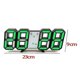 thumbnail image 3 of Reloj despertador digital Reloj de pared LED 3d de diseño moderno, 3 of 5