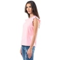 thumbnail image 6 of Lee Womens and Plus Ruffle Sleeve Crewneck Tank Top, S-4X, 6 of 6