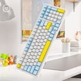 thumbnail image 1 of Teclado Para Juegos Teclado Para Juegos K96 Teclado Silencioso Compatible Con Bluetooth De 100 Teclas (Limón) Kuymtek Para estrenar, 1 of 3