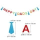 thumbnail image 4 of KAKOWELY Guirnalda de papel con saludos del Día del Padre para decorar el Día del Padre., 4 of 4