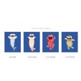 thumbnail image 4 of CAROOTU Wacky Bookmark Stereo Kawaii Cartoon Bookmark 3D Animal Wacky Bookmarks for, 4 of 6