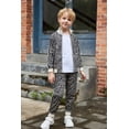 thumbnail image 6 of Arshiner Boy's Active Tracksuits Sets Full Zip Sports Jogging Suits Athletic Running 2 Piece Sweatsuits, 6 of 6