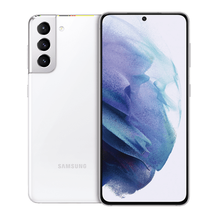 SAMSUNG Galaxy S21 5G G991U 128GB Phantom White Fully Unlocked (Scratch and Dent), (Used)