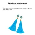 thumbnail image 4 of Soumake 1 Pair Women Earrings Anti-Rust Eye-Catching Durable Bohemia Tassels Earrings For Prom Fashion, 4 of 8