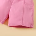 thumbnail image 6 of NZRVAWS 2T Toddler Baby Girls Summer Outfits Set 3T Girls Sleeveless Top Shorts Set Pink, 6 of 6