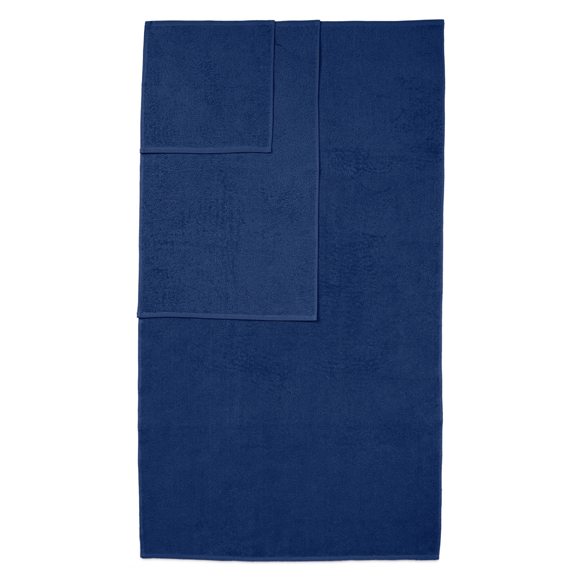 Martex Clean AF Antimicrobial Bath Towel Set, Blue, 6 Piece