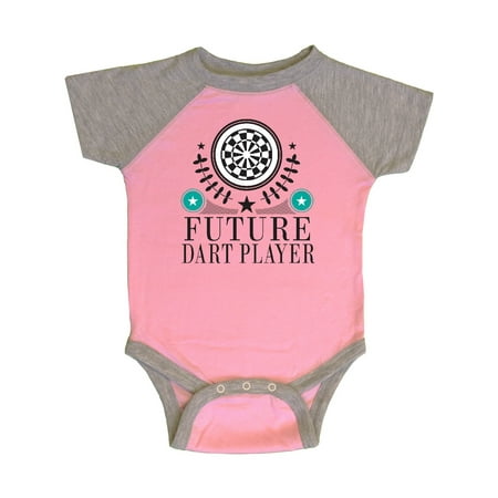 

Inktastic Future Dart Player Dart Board Gift Baby Boy or Baby Girl Bodysuit