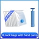 thumbnail image 3 of Bolsas de Almacenamiento Al Vacío, Organizador de Armario, Bolsa Sellada Al Vacío, Bolsa Ahorradora de Espacio para Ropa, Almohadas, Ropa de Cama, Mantas, Embalaje, 8 Piezas, 3 of 5