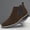 Dark Brown, variant on High-end Business Men's Casual Loafers, Slip-Resistant and Wear-Resistant Dress Shoes, British Style Slip-On Loafers, Dual-Wear for Work and Casual Occasions