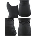 thumbnail image 6 of Yawrut Maternity 4-Piece Tank Tops Sleeveless Ruched Basic Tops Maternity Shirt Vest Mama Clothes, 6 of 8