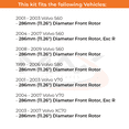 thumbnail image 2 of MAX Advanced Brakes - Front Brake Kit For 2001-2007 Volvo V70| Carbon Ceramic Brake Pad and Rotor Kit| Daily Driving OE Replacement Brake Rotors, 2 of 9