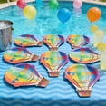 thumbnail image 6 of EWASWON 8 Pack Hot Air Balloon Paper Plates 9 Inch Disposable Sturdy Multicolor Plates for Birthday Party Ba-by Shower Picnic Decorations Tableware, 6 of 8