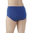 thumbnail image 4 of Fit for Me Women's Plus Microfiber Brief Underwear, 5 Pack, 4 of 9