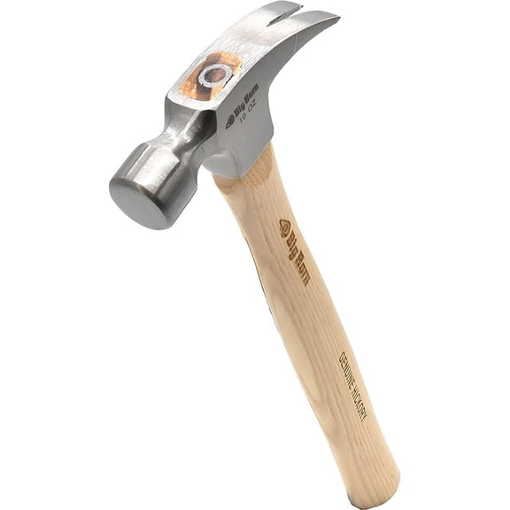 Big Horn 15126 10 Oz Claw Hammer with Hickory Straight Handle