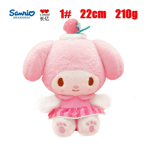 Sanrio-Kuromi My Melody Pachacco Hangyodo Cinnamoroll modelo de peluche, muñeca Súper suave, Boutique de moda, juguetes para niños, regalos de cumpleaños para niñas
