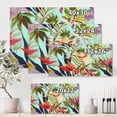 thumbnail image 4 of Designart ' VIntage Tropical Flowers II ' Tropical Canvas Wall Art Print, 4 of 4