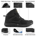 thumbnail image 4 of Jacata Non Slip Work Shoes for Men Food Service Water Resistant Leather Hiking Boots (Size 8.5), 4 of 6