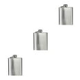 thumbnail image 4 of Cateissary Petaca de bolsillo de acero inoxidable Alcohol Whisky Licor Vino Pot Flagon Camping Type3 NO3, 4 of 6