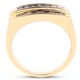 thumbnail image 2 of 14K Yellow Gold Plated 1.05 Carat Genuine Blue Sapphire .925 Sterling Silver Ring QJ Model, 2 of 3