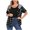 Gray, variant on Hooded Shacket For Women, Short Sleeve Solid Color Casual Jacket, Lightweight Summer Outerwear Shrug, Trendy Womens Tops Yellow 2XL