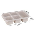thumbnail image 3 of Iumwxz Bento Lunch Box Set for Friends and Adults with 5 Compartments Stackable Meal Prep Containers Microwave and Dishwasher Safe Plastic Food Storage Box, 3 of 6