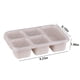 thumbnail image 4 of Juego de fiambrera Bento para niños adultos | Recipientes de plástico para la preparación de comidas de 5 compartimentos | Apilable que ahorra espacio | Apto para lavavajillas en microondas | Verde, 4 of 7