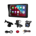 thumbnail image 1 of tredstone Portable 7inch IPS Touch Screen Car Radio Stereo Receiver Bluetooth Connectivity 12LED AHD Camera, 1 of 6