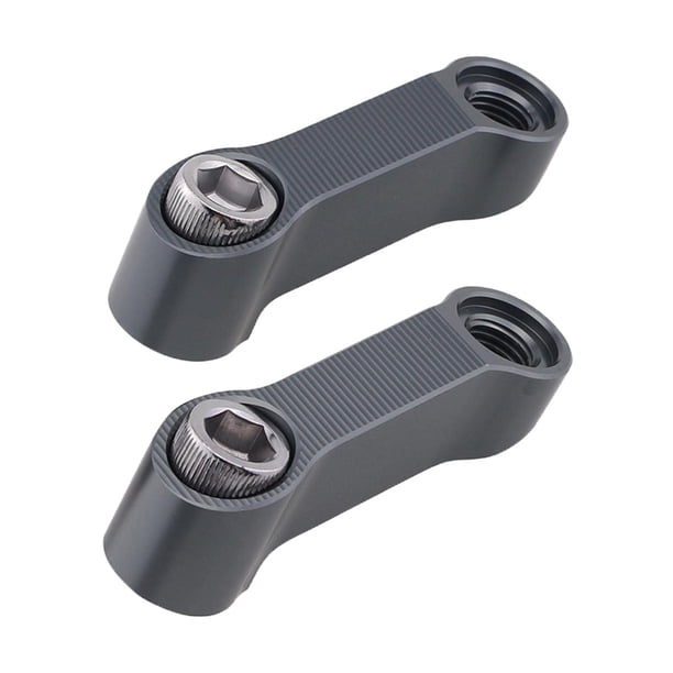 Adaptador extensor de espejo de motocicleta Yotijar Kit de adaptador CNC de repuesto 10mm Titanio