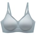 thumbnail image 4 of Women's T Shirt Bra With Push Up Padded Bralette Bra Without Underwire Seamless Comfortable Soft Cup Bra Running Bra Cup Sports Bra Woman Bras 36 C Womens Bras No Underwire Padded Maternity Strapless, 4 of 8