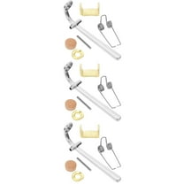 STRANDCHIC Trombone Drain Valves with Cork, Strong Replacement Parts for Trumpet, 3 Sets for Brass Instrument Maintenance