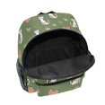 thumbnail image 6 of FORMRS School Backpack with Front Zippered Pocket 12" Student Travel Daypack, Green Cute Cat Pattern, 6 of 6