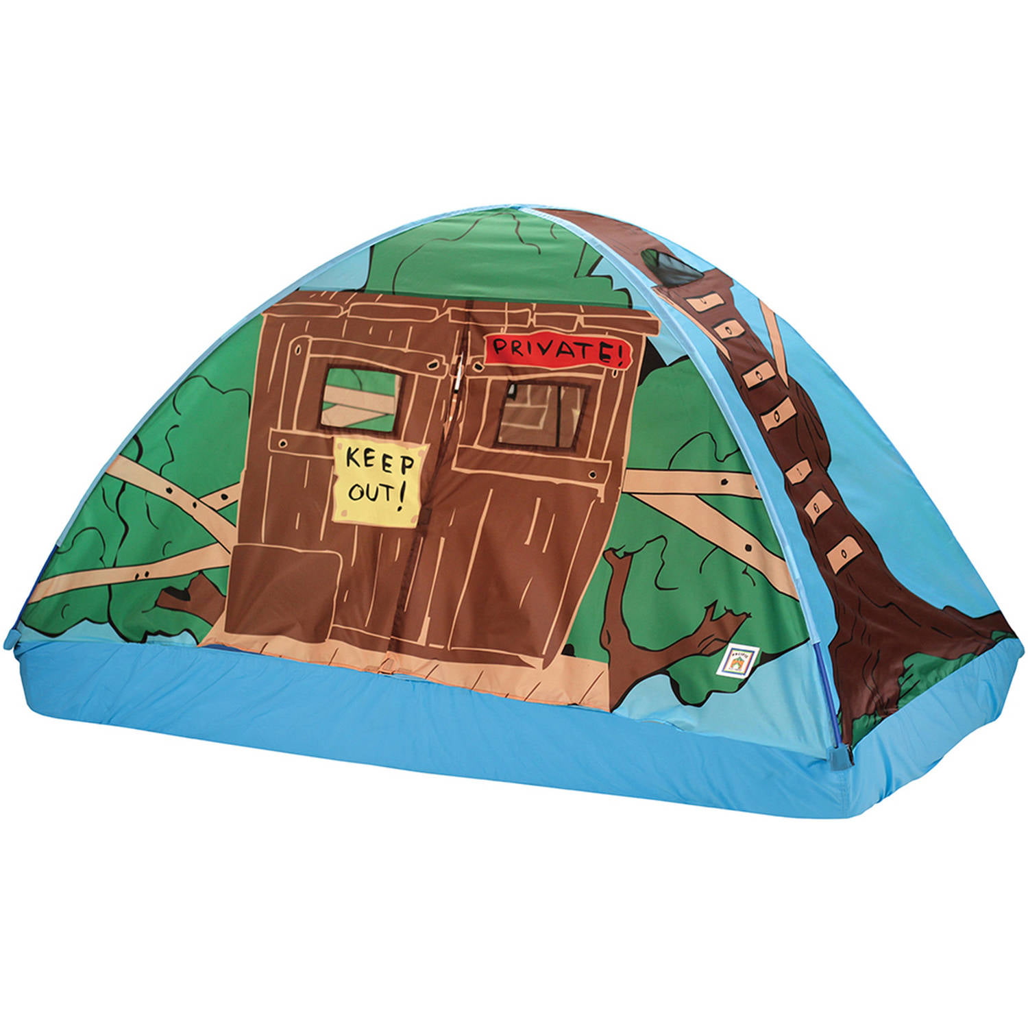 Pacific Play Tents Tree House Bed Tent, Twin Bed Play Tent