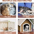 thumbnail image 4 of Daretodo 18x18 inch Dog Heating Pad for Pet Bed Indoor Waterproof Heated Pet Bed Mat,Electric Warming Pad for Puppies with Timer,Chew Resistant Cord,Easy Clean, 4 of 8