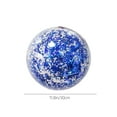 thumbnail image 3 of Novelty Inflatable Sports Beach Balls with Rainbow Sequin Glitter & Confetti - Beach Toys Inflatable Ball for Summer Parties and Water Games - Blue, 3 of 8