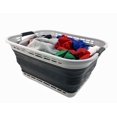 thumbnail image 4 of Cesto para ropa sucia SAMMART plegable 42 L (11 galones) gris, 4 of 6