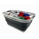 thumbnail image 4 of Cesto para ropa sucia SAMMART plegable 42 L (11 galones) gris, 4 of 6
