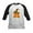 Black/White, variant on CafePress - Halloween Letter M Witch Monogram Kids Baseball Je - Kids Cotton Baseball Jersey, 3/4 Sleeve Shirt