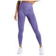 thumbnail image 2 of Bigersell Women's High Waist Pants Full Length Pants Women's Pure Color Hip-lifting Sports Fitness Running High-waist Yoga Pants Ladies' Bell Buttom Pants, 2 of 3