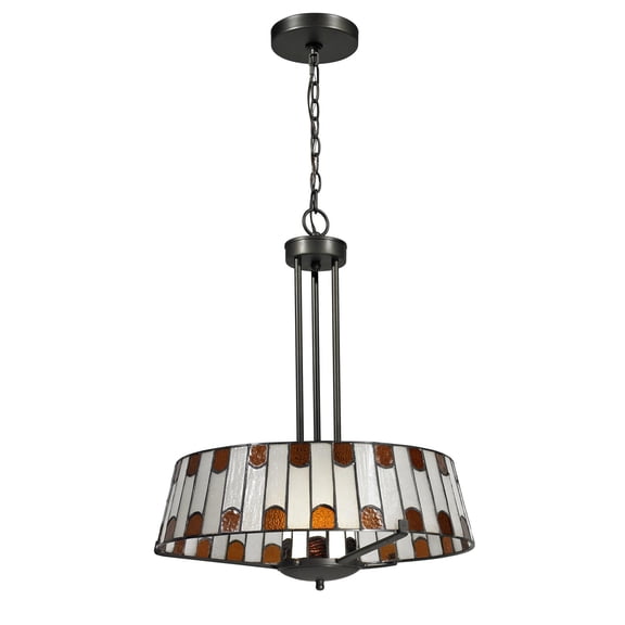 Ceiling Fixture DALE TIFFANY WEDGEWOOD Traditional Antique 1-Light Dark Bronze